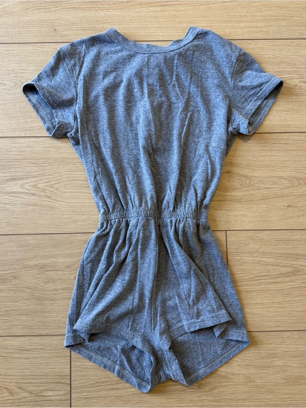 American Apparel Gray Heather Tee Bodysuit
